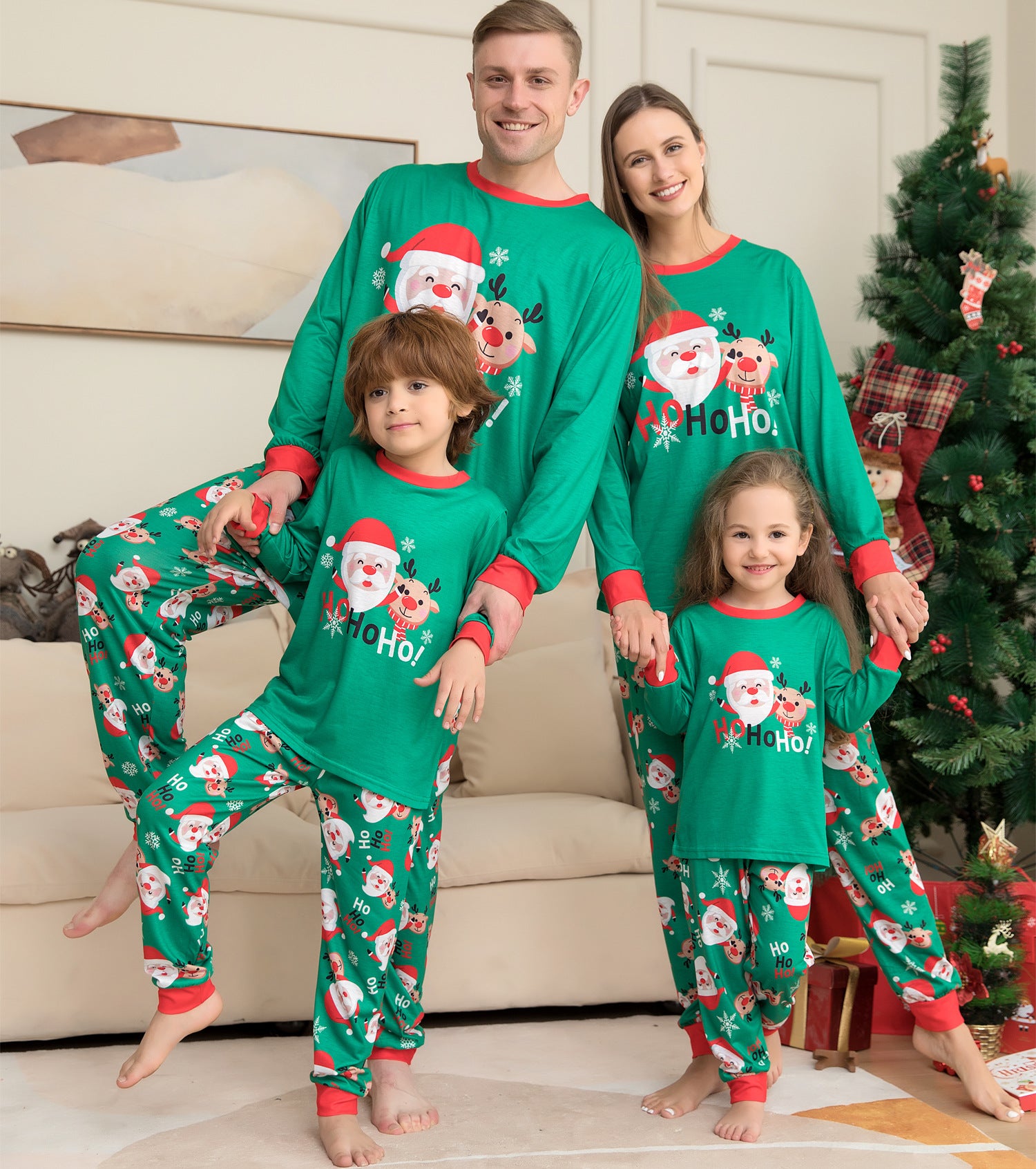 Green Christmas PJs