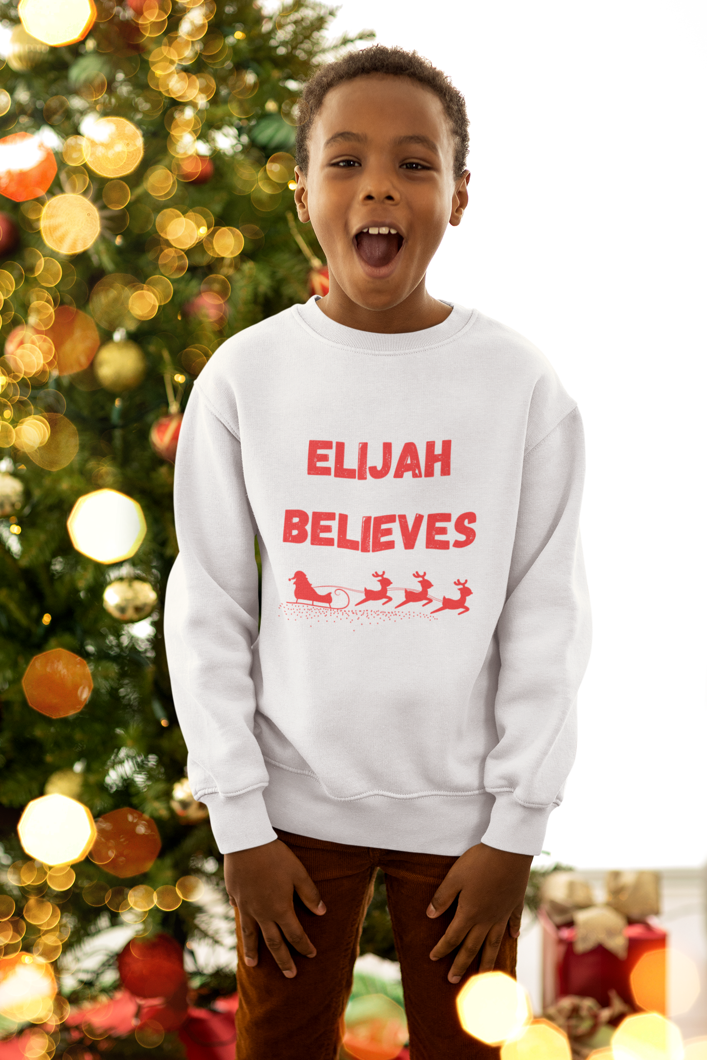 Believe Christmas Jumper The Christmas Pyjamas